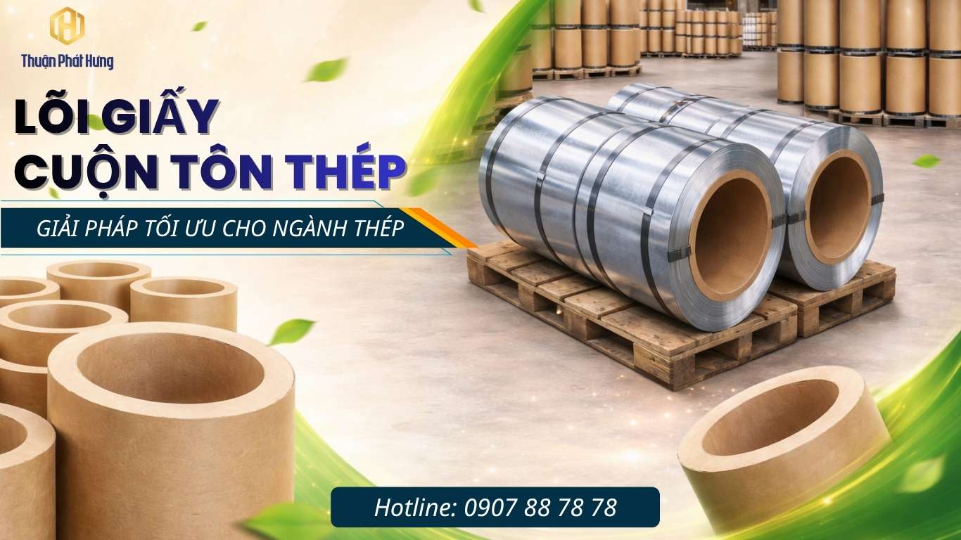 Lõi giấy cuộn Tôn Thép – Giải pháp tối ưu từ Thuận Phát Hưng
