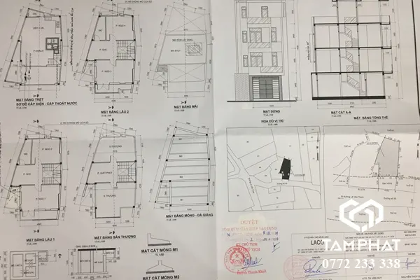 Hồ sơ giấy phép xây nhà được chuẩn bị chính xác